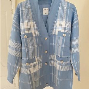 jisou check cardigan